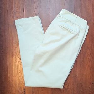LOFT Marisa Mint Green Chino Pant with Stretch